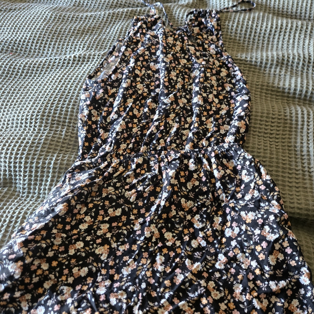 Mimi Chica Black Floral Shorts